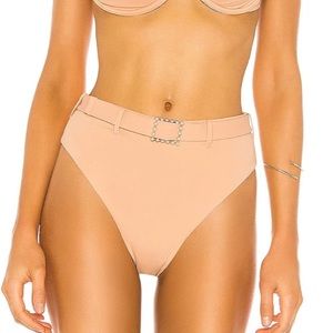 Weworewhat Belted Bikini Bottoms